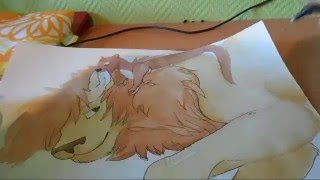 And I could easily lose my mind  watercolor  speedpaint [upl. by Johnston]