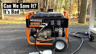 What Caused This Engine Damage  Generac GP5500 Repair [upl. by Eiddet439]