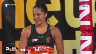 Round 1  GIANTS Netball vs NSW Swifts Highlights [upl. by Iblok]