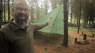 Tarpology  Lomo 5 X 5 Plough Point Tarp Shelter [upl. by Cerelia88]