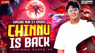 🔴CHINNU PLAYYZ YT IS BACK  BACK TO BACK LIVE  bgmilivetelugu unqgamer punjusquad [upl. by Angelle]