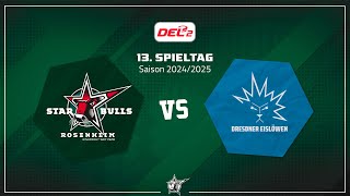 Starbulls Rosenheim vs Dresdner Eislöwen  Game Highlights [upl. by Mur]