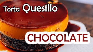 Torta QUESILLO de CHOCOLATE  MUY FACIL [upl. by Juna746]