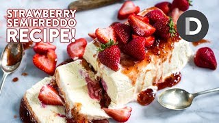 How to make Strawberry Semifreddo [upl. by Noleta]