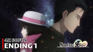 SteinsGate 0  Ending 1 【LAST GAME】 4K 60FPS Creditless  CC [upl. by Grishilda]