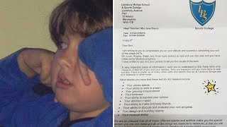 Boy With Autism Fails Exam Teacher Sends Home Letter That Is Going Viral [upl. by Symons]