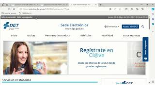 Tutorial de subsanación de solicitudes en Sede Electrónica DGT [upl. by Colpin]