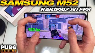 Kazıklandık Ama 60 Fps  Samsung M52 İnceleme ve Pubg Test [upl. by Leibman]