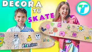 DECORAMOS nuestros SKATES [upl. by Eeralih87]