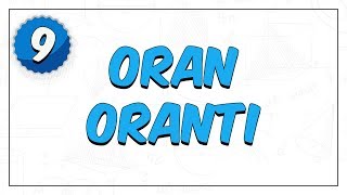 9Sınıf Matematik  Oran  Orantı [upl. by Ylnevaeh]