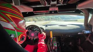 Cevennes Track Race 2023  Abarth 124 Rally [upl. by Maggie849]