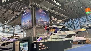 New Fairline Squadron 58 Walkthrough Düsseldorf Boot 2024  Winner MBY Awards [upl. by Akirahc]