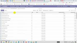 Faire un inventaire Odoo dans un tableur Excel odoo inventory inventaire excel [upl. by Acker]