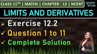 Class 11th Maths  Exercise 122 Q1 to Q11  Chapter 12 Limits and Derivatives  NCERT [upl. by Shama]