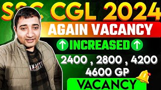 Exciting News SSC CGL 2024 Vacancy Update  SSC CGL 2024 Notification [upl. by Nosnevets]