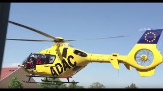 Crazy Helikopter ADAC in Berlin Blankenburg extrem hautnah [upl. by Pillihpnhoj]