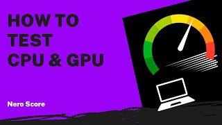 How to Test CPU amp GPU Performance with AI Tagging  Nero Score Tutorial [upl. by Anirehtak]