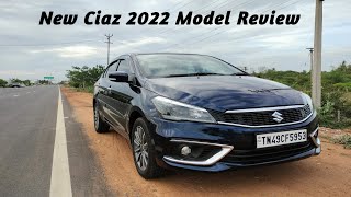 Maruti New Ciaz Alpha 2022 model  Full detailed review [upl. by Arten]