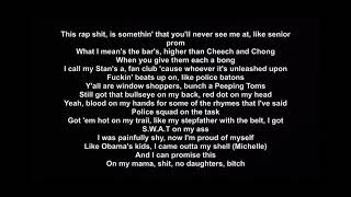 Eminem  Parables Verse Lyrics [upl. by Reste]