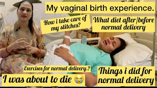 secrets to easy normal delivery diet and exercise birth labour normaldeliverystory [upl. by Dorion]