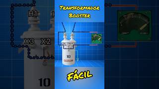 TRANSFORMADOR BOOSTER circuitoselectricos electricidadbasica [upl. by Rowena]