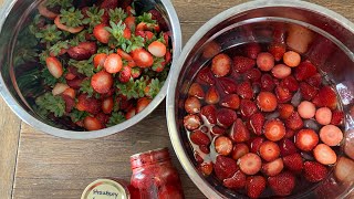 Preserving STRAWBERRIES  simple recipes  Baker Hill Farm [upl. by Navi]