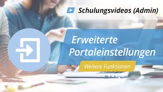 Erweiterte Portaleinstellungen  Schulungsvideo Administratoren  onOffice Software [upl. by Eitsirk815]