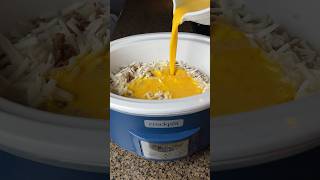 🥚Slow Cooker Breakfast Casserole🥚 [upl. by Aivul829]