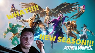 REDOWNLOADING to react Fortnite new SEASON trailer [upl. by Nahpets34]