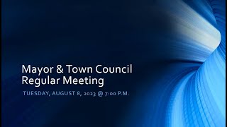 Mayor amp Town Council Regular Meeting [upl. by Aseiram]