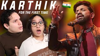 This Languages sound so good Waleska amp Efra react to Karthik for the first time [upl. by Ellesij]