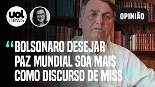 Bolsonaro falar em paz mundial antes de viagem à Rússia soa como discurso de miss diz colunista [upl. by Petras]