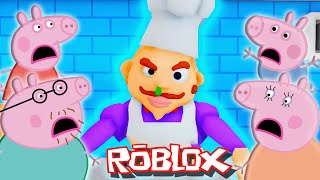 Peppa Pig ESCAPE CHEF KITCHEN OBBY in Roblox [upl. by Bartolomeo329]