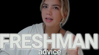 FRESHMAN ADVISE  last week of Freshman  ITS ME ALI [upl. by Sato]