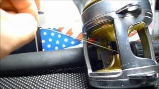 How to Spool Braid to a Conventional Reel [upl. by Letty911]