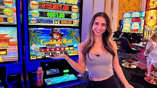 Hitting Bonuses On THIS FAMOUS LAS VEGAS SLOT🤩💥 [upl. by Elvah8]