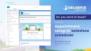 How to do Salesforce Appointment Scheduling  Deligence Technologies [upl. by Merill201]