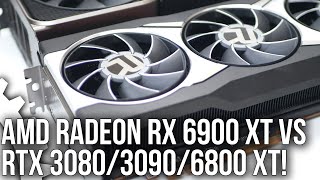 AMD Radeon RX 6900 XT Review vs RTX 3090 RTX 3080 RX 6800 XT [upl. by Gaven]