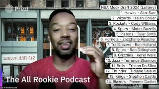 Instant NBA Draft Lottery Results amp Mock Draft 10 The All Rookie Podcast [upl. by Sophy]