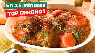 En 15 MINUTES  TOP Chrono  SAUCE BOULETTES Bou SAFF [upl. by Stempson]