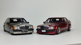 🇩🇪Mercedes 190E 2316🇩🇪vs Mercedes 190E 2516 RWB🇯🇵 by Otto Ottomobile 118🇲🇫 [upl. by Ashlan]