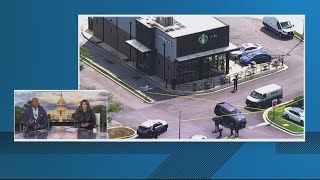 Armored truck driver shoots and kills man inside Starbucks in Maryland [upl. by Inoj]