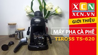 Máy pha cà phê Tiross TS620 800W Máy pha cafe gia đình giá rẻ pha cafe Espresso thơm ngon [upl. by Siward]