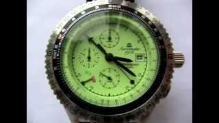 Aeromatic 1912 A1303 120 sec Chronograph 8x Slow Motion [upl. by Sorci304]