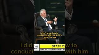 Tillerson Trashes Trump [upl. by Aehtna]