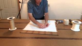 How To Make A Ribbed Roman Shade [upl. by Verneuil]