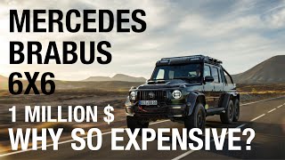 Crazy 1 Million 6x6 Mercedes G Wagon G63 BRABUS AMG Adventure  Why So Expensive [upl. by Feodora]