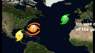 Delete JLW Video  2022 Atlantic Hurricane Season Animation [upl. by Nicks]