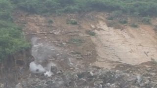 Dramatic footage of landslide in China [upl. by Carie403]