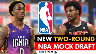 Full TWOROUND 2024 NBA Mock Draft [upl. by Leinod369]